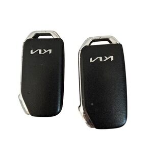 Lot of 2 Kia Smart Key Fobs Remotes Black Chrome Side Buttons OEM TQ8-FOB-4F27